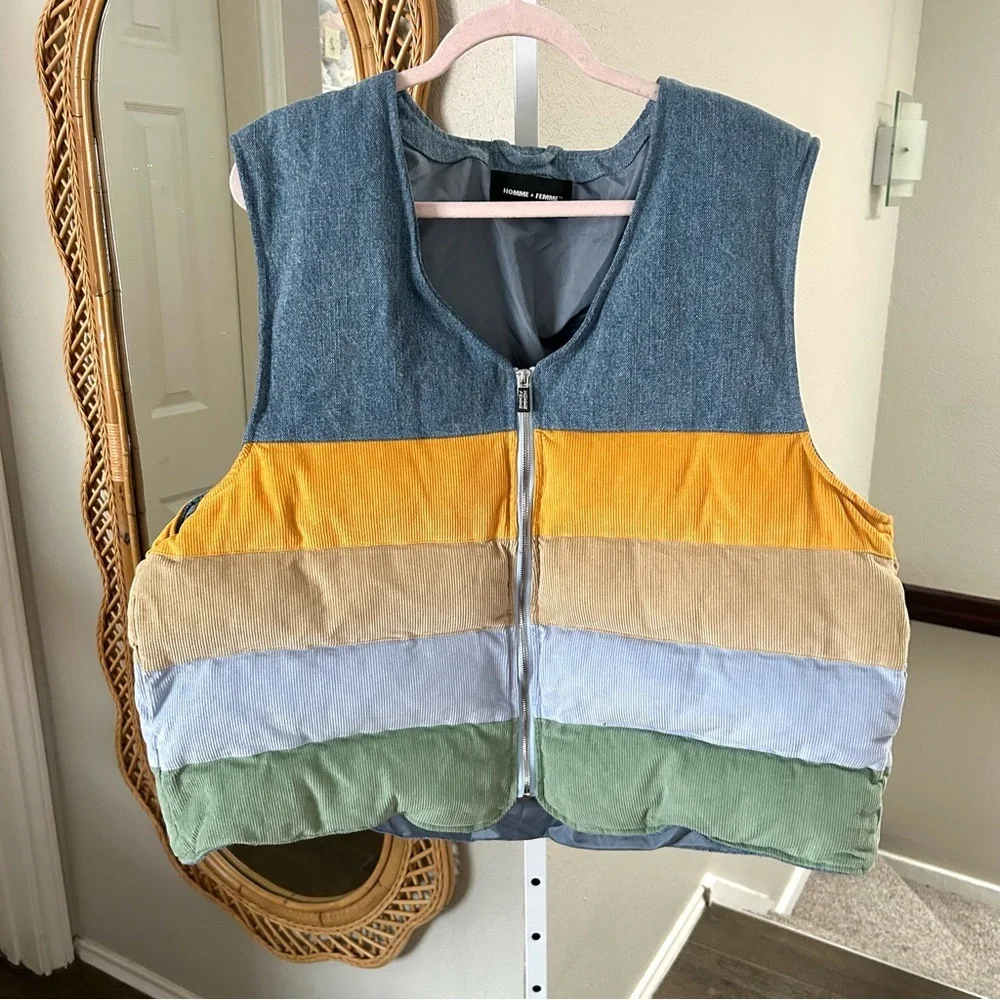 HOMME + FEMME / TYSON MULTI CORDUROY VEST